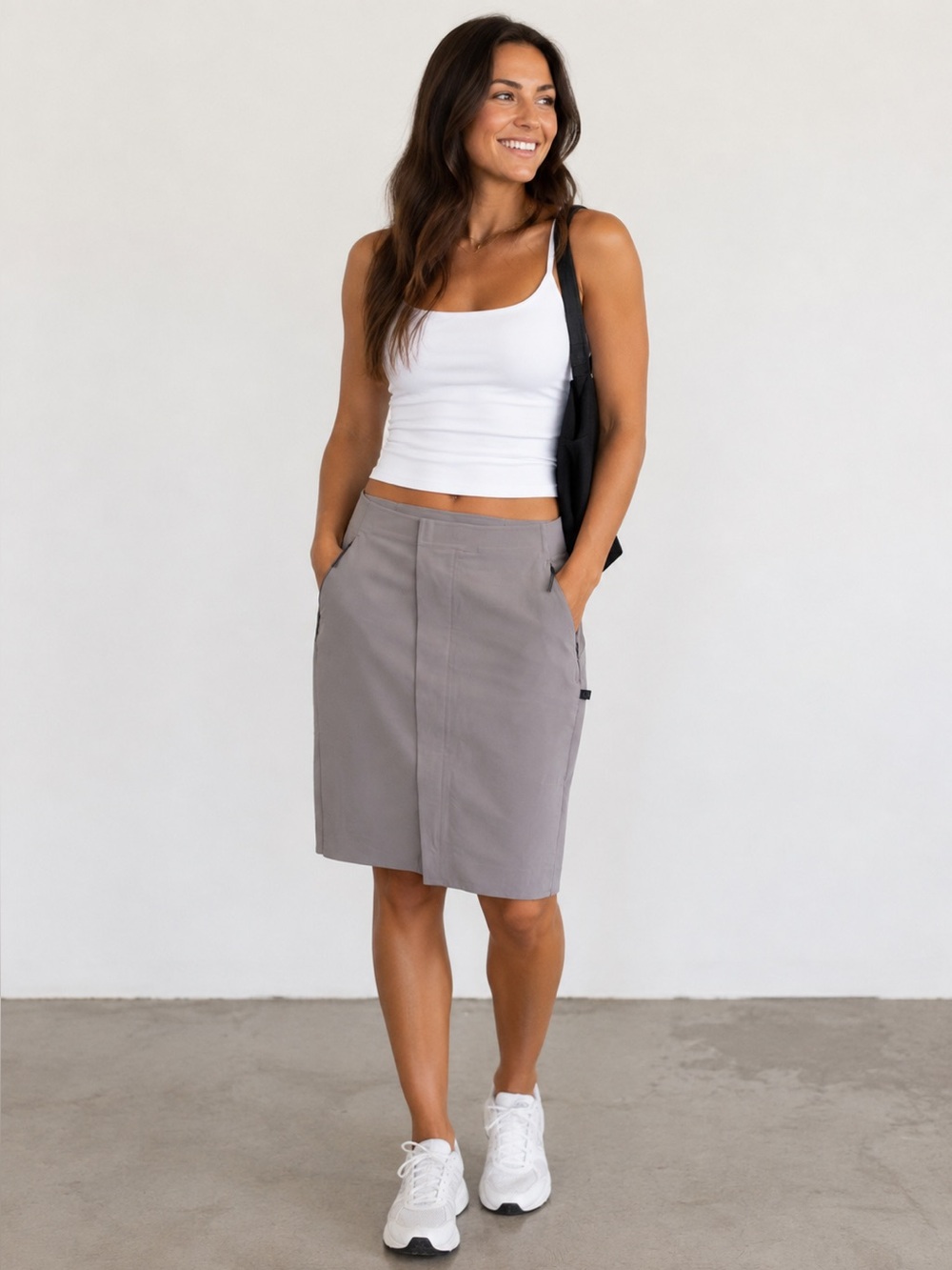 Lululemon ($148) Lab Kosaten Skirt in Lunar Rock NWOT